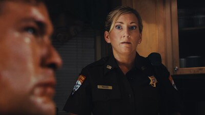 Lee Ann Womack stars as Sheriff Claire Wades in Noble Things.