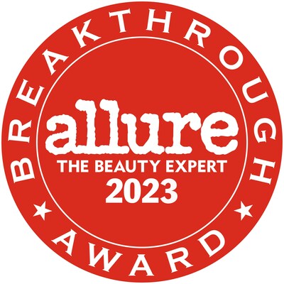 2023 Allure Best of Beauty Breakthrough Award Seal.