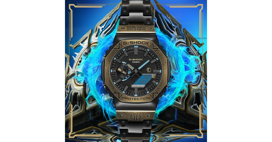 Riot Games' League of Legends x G-Shock collaboration includes  GM-B2100LL-1A Hextech edition and GA-110LL-1A Jinx edition