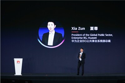 Xia Zun, Presidente do Setor Público Global da Huawei (PRNewsfoto/Huawei)