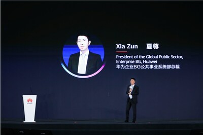 Xia Zun, Presidente del Sector Público Global de Huawei (PRNewsfoto/Huawei)