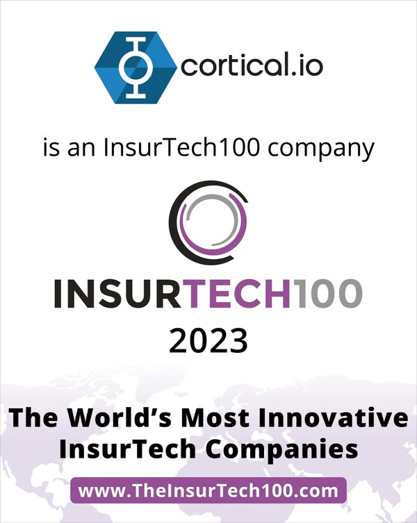 Cortical.io Listed Among Most Innovative InsurTech Companies