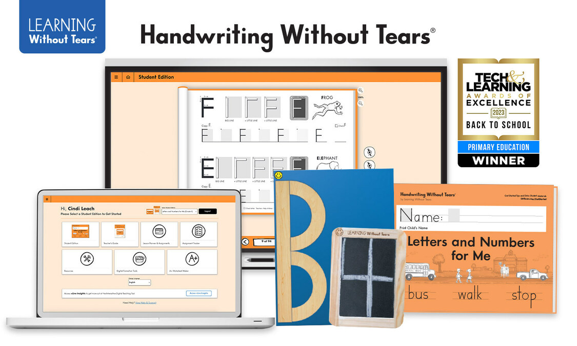Learning Without Tears Wins 2 Back to School Awards from Tech & Learning - Vimarsana News