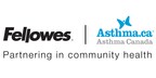 Asthma Canada and Fellowes Canada Announces Partnership in Support of Community Health