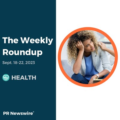 PR Newswire Weekly Health Press Release Roundup, Sept. 18-22, 2023. Photo provided by CVS Health. https://prn.to/45Y4bSR