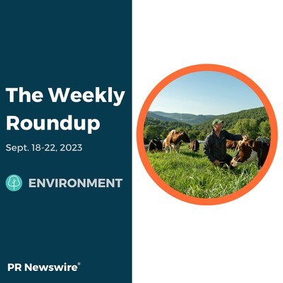 PR Newswire Weekly Environment Press Release Roundup, Sept. 18-22, 2023. Photo provided by Organic Valley. https://prn.to/3rjEmxx
