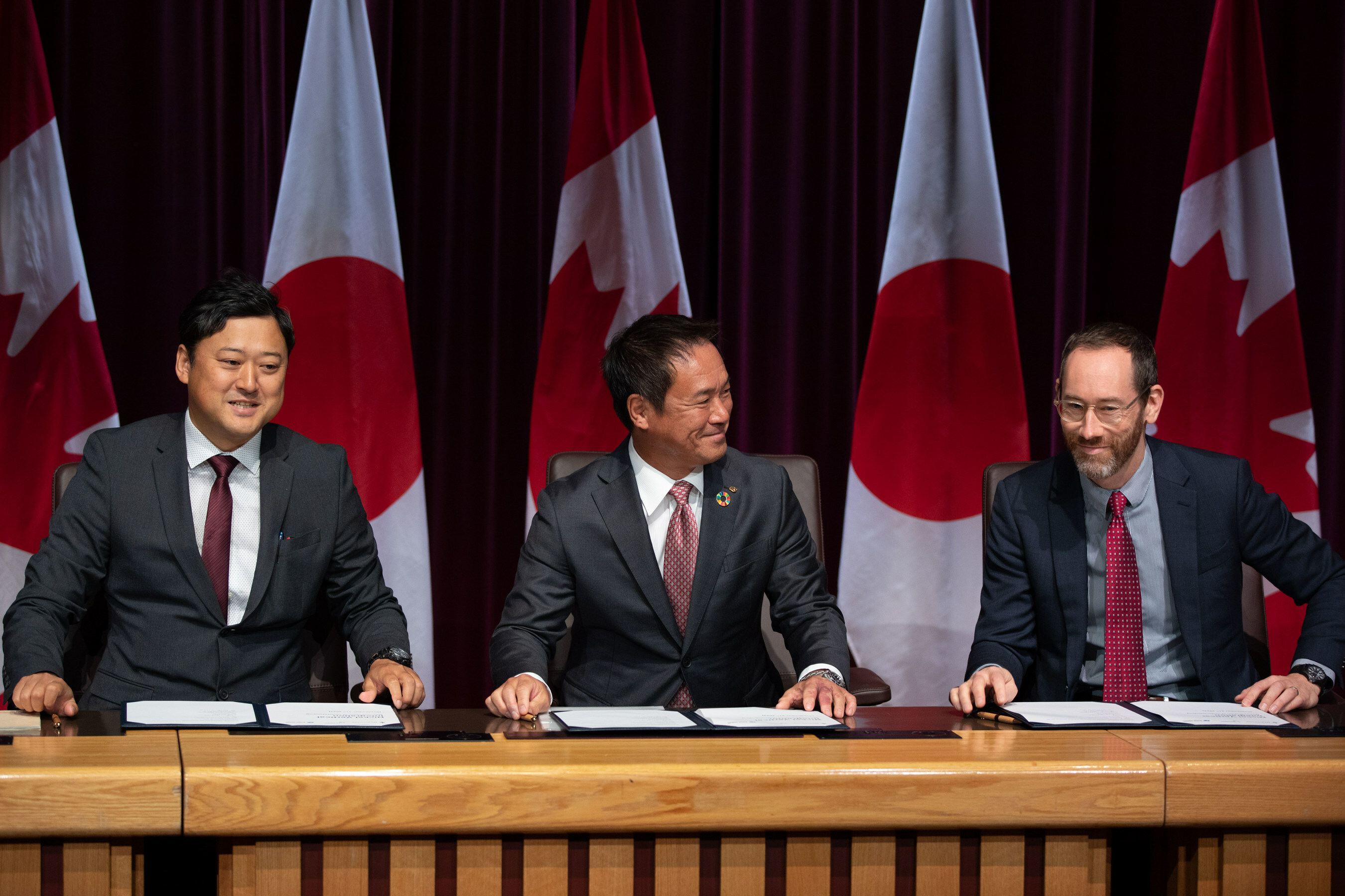 September 21, 2023 MOU signing ceremony in Ottawa, Canada, featuring (left to right), Yoji Sasaki, General Manager, Vancouver Office, JOGMEC, Hiroaki Koda, President and CEO, PPES, and Martin Turenne, President and CEO, FPX Nickel (CNW Group/FPX Nickel Corp.) September 21, 2023 MOU signing ceremony in Ottawa, Canada, featuring (left to right), Yoji Sasaki, General Manager, Vancouver Office, JOGMEC, Hiroaki Koda, President and CEO, PPES, and Martin Turenne, President and CEO, FPX Nickel (CNW Group/FPX Nickel Corp.)