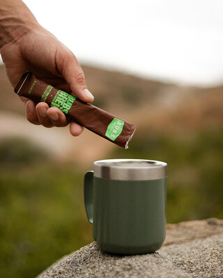 Mix the coffee in 8-10 oz. of hot or cold water to enjoy the added benefits