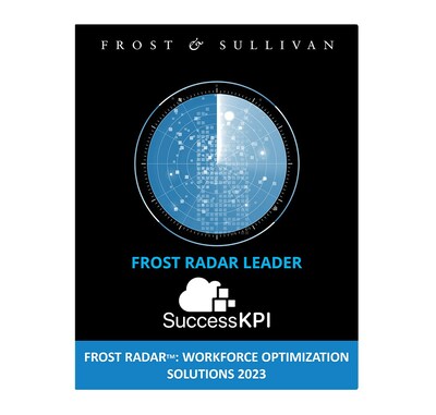 SuccessKPI Named a “Leader” in Frost & Sullivan Workforce Optimization Solutions (WFO) Radar Report 2023