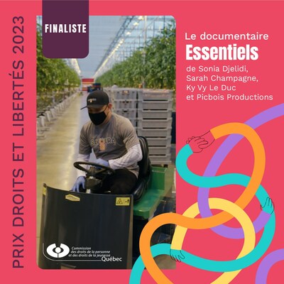 PDL 2023 - Le documentaire Essentiels (Groupe CNW/Commission des droits de la personne et des droits de la jeunesse)