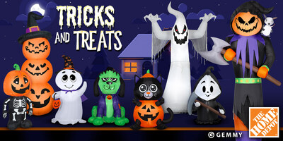 Shop The Home Depot online or in stores to create a spooky or cute atmosphere this Halloween.