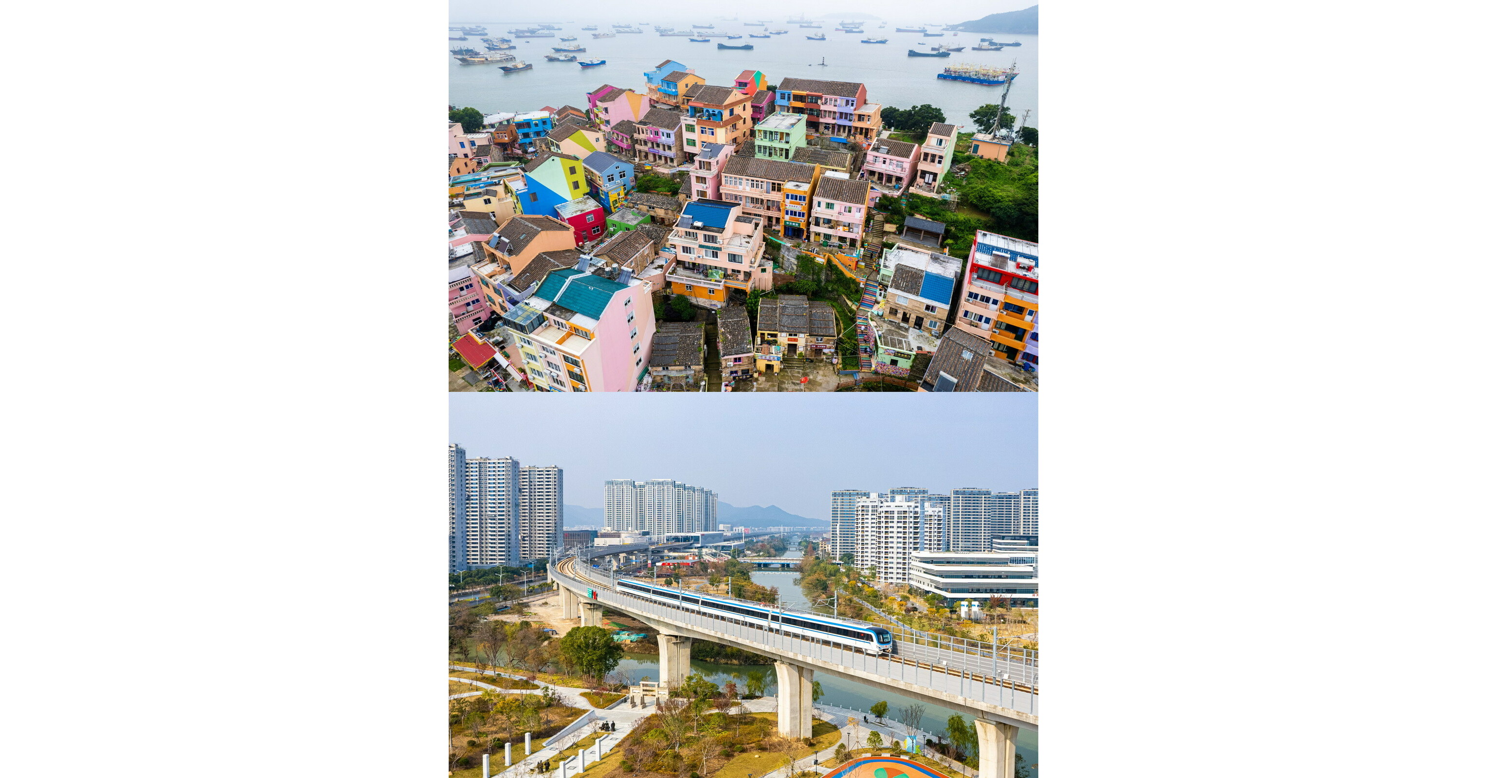 Cidade Wenling, no leste da China: um le&atilde;o brilhante galopando no caminho da moderniza&ccedil;&atilde;o chinesa