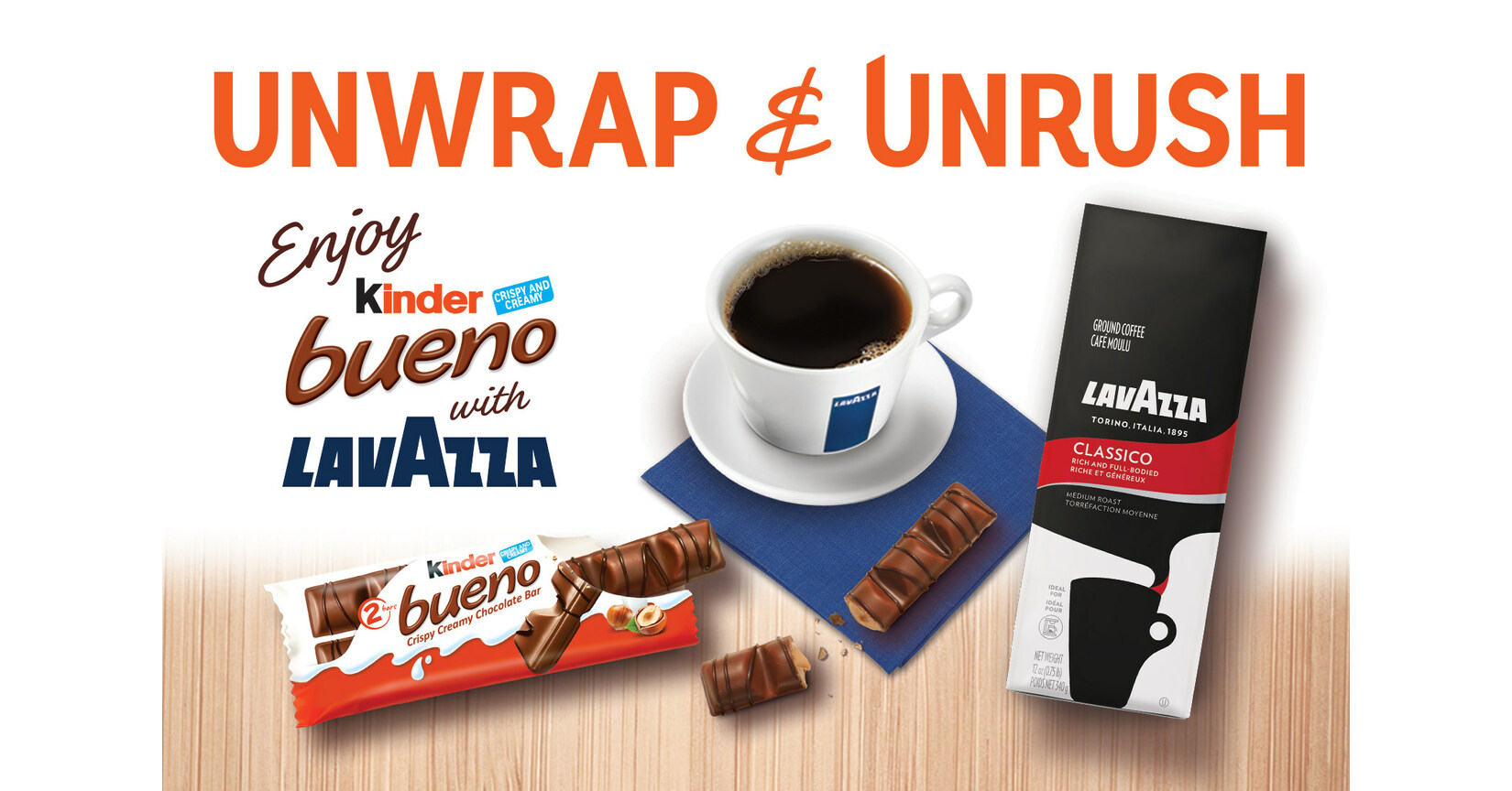 The Perfect Blend: Kinder Bueno® and Lavazza Join Forces to