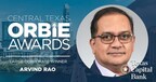 Large Corporate ORBIE Winner, Arvind Rao of Texas Capital Bank