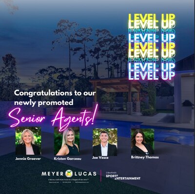Meyer Lucas Real Estate Team at Compass Celebrates Promotion of Four Senior Agents