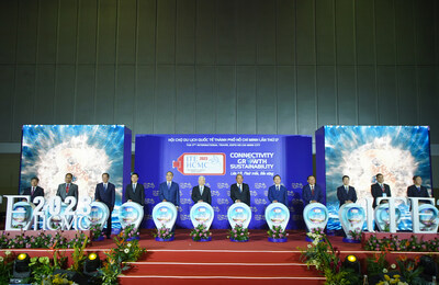 Delegates at the opening ceremony of the 17th International Travel Expo Ho Chi Minh City 2023