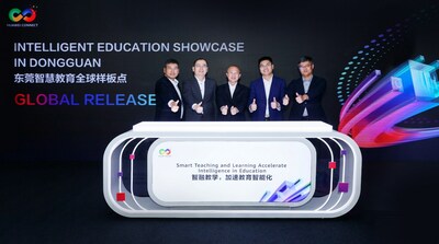 Lançamento da mostra Global Intelligent Education em Dongguan (PRNewsfoto/Huawei)