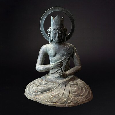 Edo Period Bronze Buddha, Seventeenth Century AD. 
Courtesy the Barakat Gallery. (PRNewsfoto/Barakat Gallery)