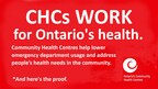 Evidence shows that Community Health Centres (CHCs) keep people healthier, out of the emergency department, and help save the system money