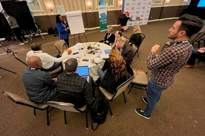 Cross sector leaders ‘hack’ workforce development solutions, helping break systemic barriers to fair and second chance hiring, during Mission Launch’s inaugural “Bank On 100 Million (Bo100M) Hackathon” hosted in Wilmington, Delaware in December 2022.