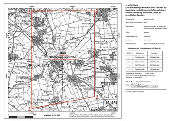 Figure 1: Approximation of the Erlenwiese concession area. (CNW Group/MCF Energy Ltd.)
