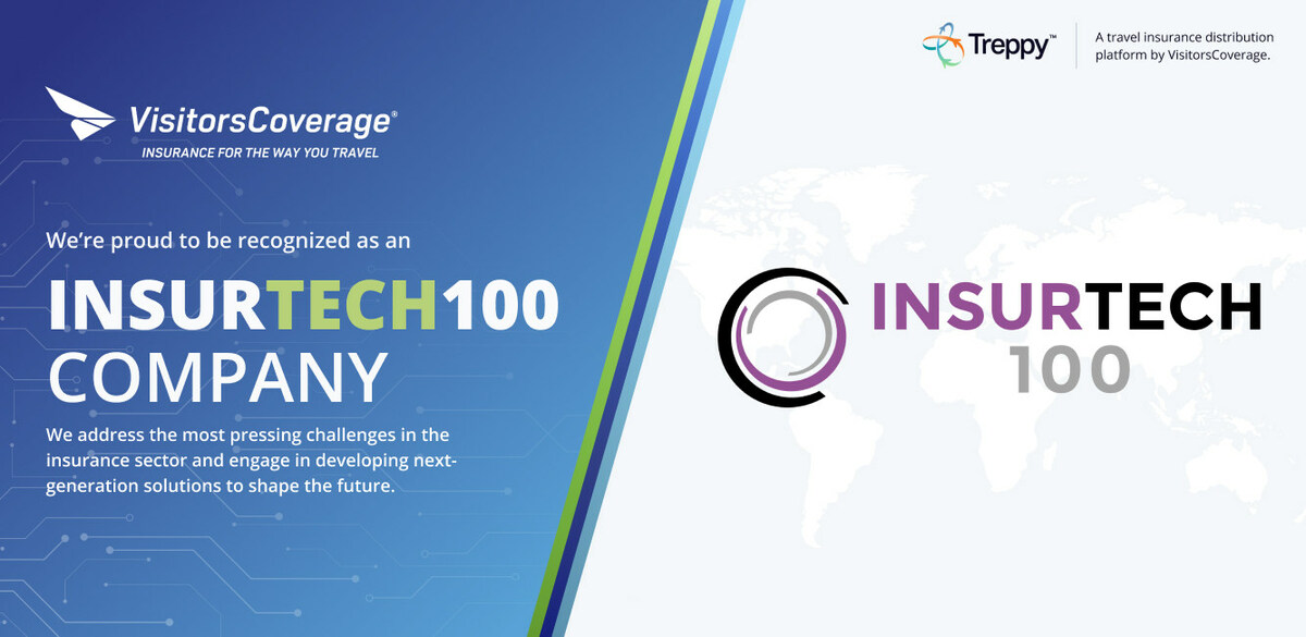 VisitorsCoverage Honored as an InsurTech100 Company - Vimarsana News