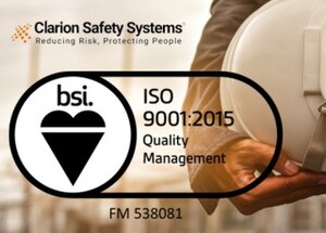 CLARION SAFETY SYSTEMS EARNS RECERTIFICATION TO ISO 9001:2015 Quality Management System