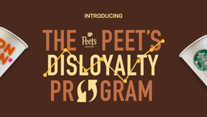 PEET'S INTRODUCES 'DISLOYALTY PROGRAM' ALLOWING CUSTOMERS TO REDEEM REWARDS POINTS FROM RIVAL BRANDS ON NATIONAL <em>COFFEE</em> DAY