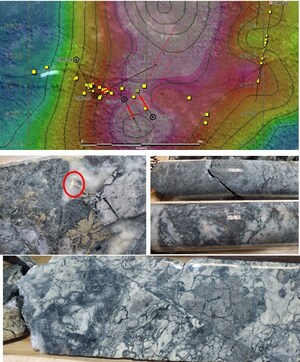 Northern Shield Provides Update on Diamond Drilling at Root &amp; Cellar Property, Newfoundland, Visible Gold Noted in Drill-Core