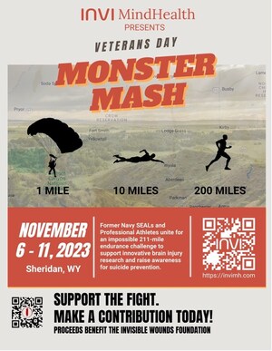 INVI Mindhealth Announces "Monster Mash" Marathon to Raise Suicide Awareness for Veterans