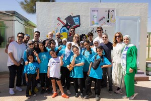 Global Superstar Ellie Goulding Visits Zaatari Refugee Camp In Jordan For The Grand Opening Of The Zaatari Music &amp; Arts Center
