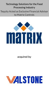 Tequity Advises Matrix Industrial Control Systems on Strategic Acquisition by Valstone