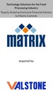 Tequity Advises Matrix Industrial Control Systems on Strategic Acquisition by Valstone