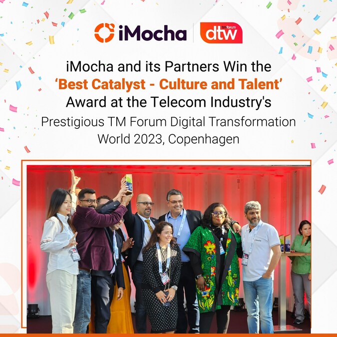 iMocha, alongside other partners, wins the 'Best Catalyst - Culture and Talent' Award at TM Forum's Digital Transformation World (DTW) 2023 - Vimarsana News