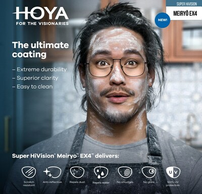 HOYA Vision Care, Super HiVision Meiryo EX4 AR Lens Coating