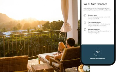 Now connect like home to Wi-Fi with the IHG One Rewards mobile app.