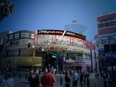 Introducing CrashNBurn™ and Aero Vegas "Adrenaline Elevated™: The Ultimate Entertainment Destination in Downtown Las Vegas