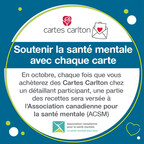 Cartes Carlton soutient la santé mentale au Canada