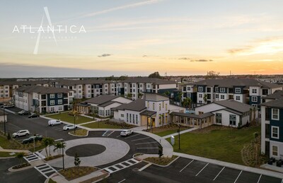 Atlantica at Town Center is located at 1121 Loblolly Lane, Davenport, FL. The 360-unit Class A apartment community offers one-, two- and three-bedroom units ranging from 683 square feet to 1,435 square feet, which are some of the largest units in the area.