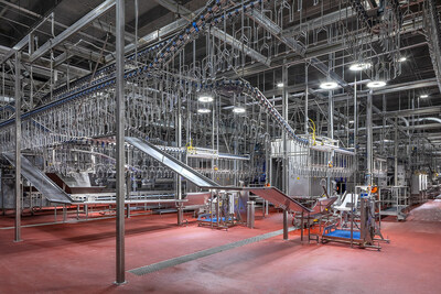 Prestage Farm’s award-winning turkey processing facility in Camden, SC