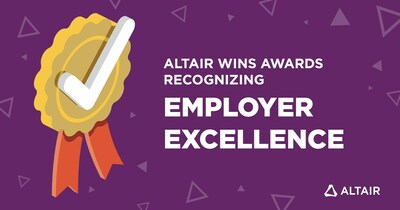 Altair was among the top 100 U.S. companies on Newsweek’s “Most Loved Workplaces in America” list and the large company category on Fortune’s “Best Workplaces in Technology” list for 2023.
