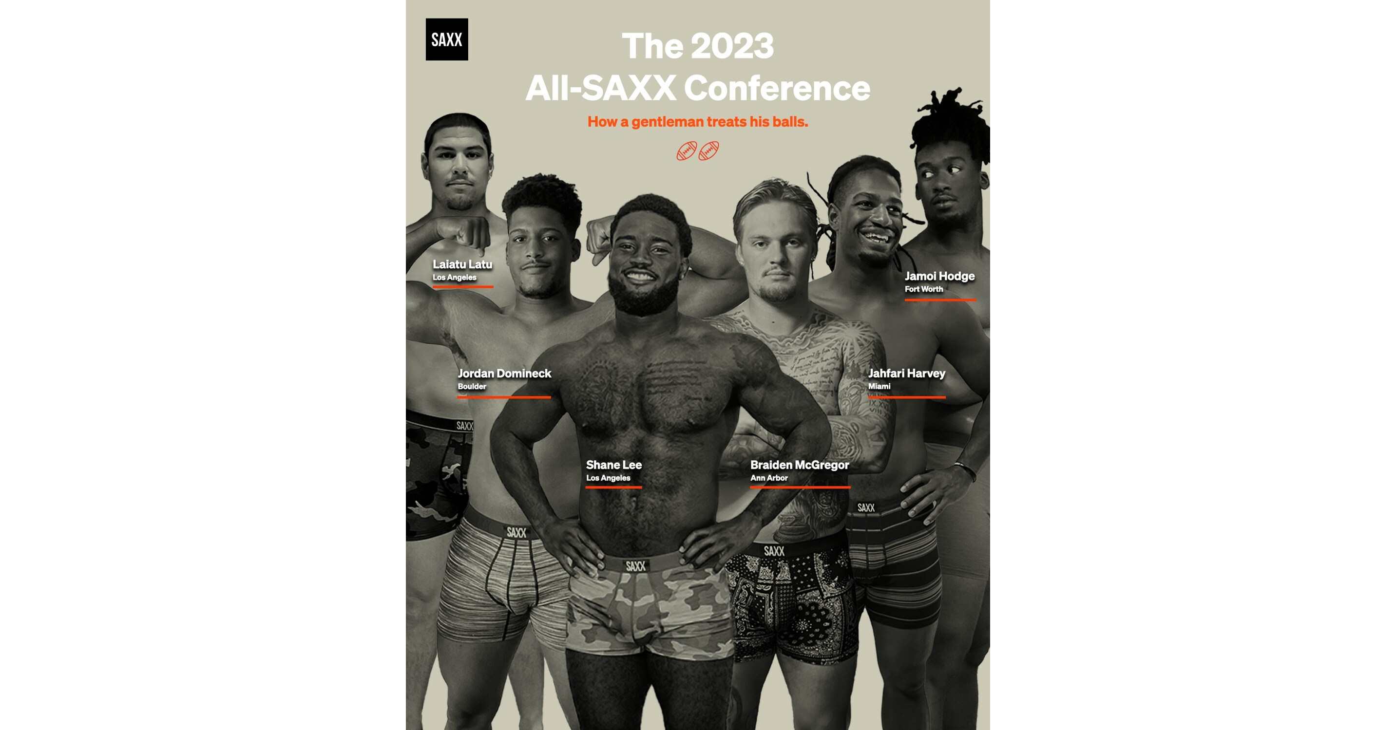 Men's Underwear Brand SAXX Signs Six-Player NIL Deal, Introduces 'All-SAXX  Conference