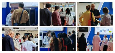 Nayo Biotechnology's booth attracted numerous visitors