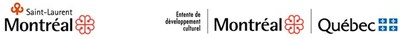 Logos de l'Arrondissement de Saint-Laurent, Ville de Montral, et Qubec (Groupe CNW/Ville de Montral - Arrondissement de Saint-Laurent)