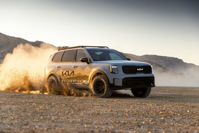 El KIA TELLURIDE X-PRO MODIFICADO SE PREPARA PARA EL REBELLE RALLY (PRNewsfoto/Kia America)