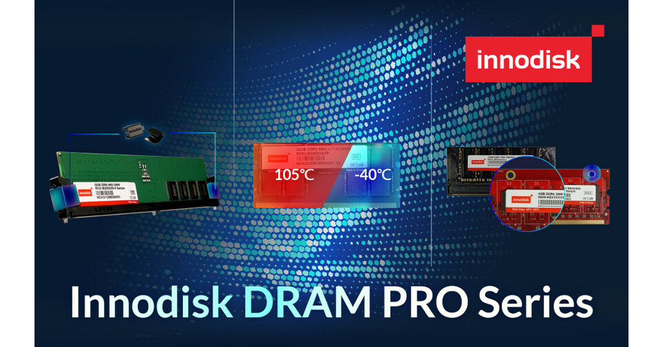 Upgrades to Innodisk DRAM PRO Series to Excel in Aerospace and In