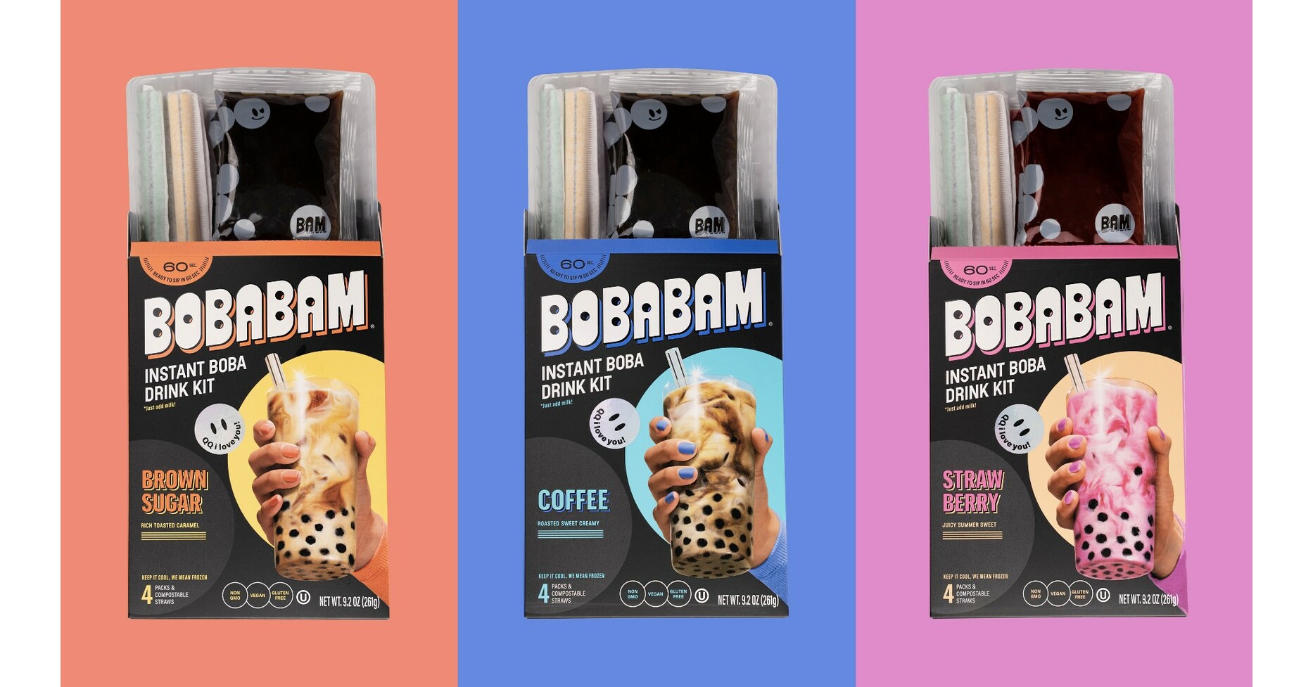 Brown Sugar Instant Boba Drink Kit - BOBABAM