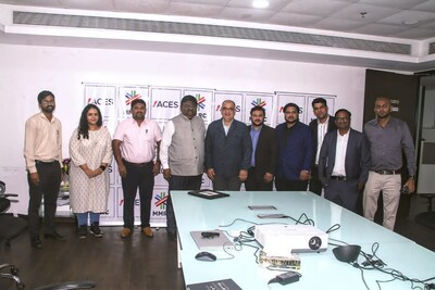  LoA Ceremony held at MMRC office for award of Mumbai Metro Line -3 project to ACES India Pvt. LtdFourth from left: Mr. R. Ramana - Director (Planning & Real-estate dev./ NFBR) and MMRC team On his Right: Swetal Kanwalu – DGM, Ms. Farha Irani – AGM, Swapnil Labde, Deputy Town Planner)Fifth from Left: Dr. Akram Aburas - CEO - ACES, Mohammed N. Mazher – MD - ACES India and ACES team on his Left 
