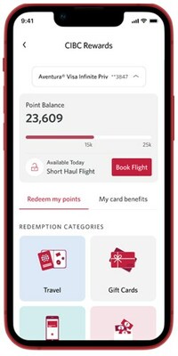 Redeeming made easy: CIBC Rewards launches new experience on mobile and online banking (CNW Group/CIBC)