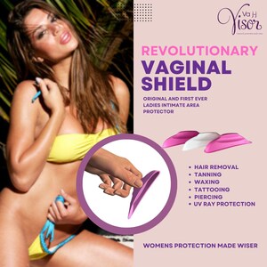 Introducing the Original Va j-j Visor, Ladies Intimate Area Shield - Made In The USA